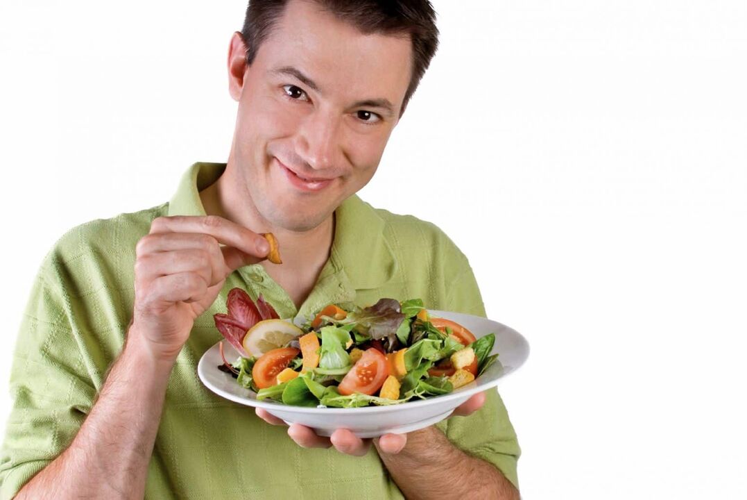 salad rau cho sức mạnh nam giới